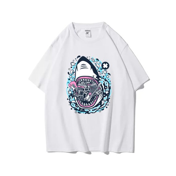 Shark Rock White T-shirt