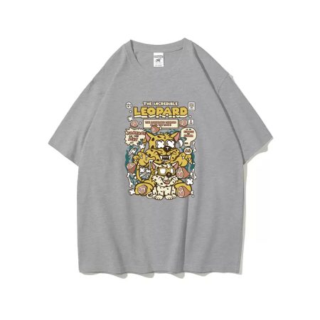 The Incredible Leopard Grey T-shirt